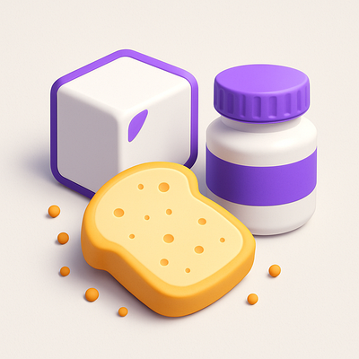 Цукор, паніровка та добавки