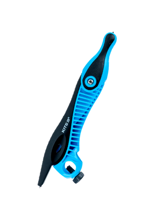 Циркуль пластиковий, під олівець, блакитний, Kite K18-387-07, фото 1