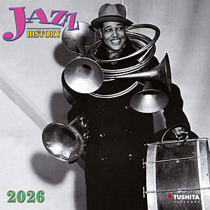 Настінний календар 2026 рік. Jazz History