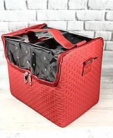 Сумка майстра з розсувними поличками (прозорий верх)