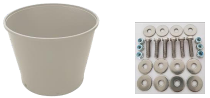 Розсіювач для вентиляційної шахти, Ø820мм, з комплектом для складання, обладнання та запчастини для птахівництва, фото 1