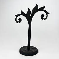 Торговельне обладнання Finding Стійка для демонстрації сережок кульчиків цвяшків підставка пластикова Чорний 12.5 см х 9 см