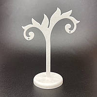 Торговельне обладнання Finding Стійка для демонстрації сережок кульчиків цвяшків підставка пластикова Білий 12.5 см х 9 см