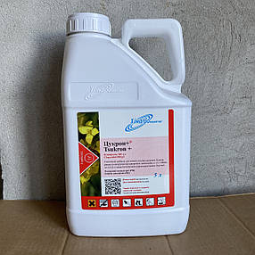 Гербіцид Цукрон Плюс розлив 1л для зернових, пшениці, ячменю, жита, ріпаку, кукурудзи (клопіраліда 300 г/л), фото 2