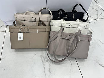 Сумка жіноча прямокутна на блискавці зі штучної шкіри в різних кольорах Janin