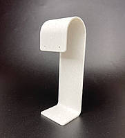 Торговельне обладнання Finding Стійка демонстраційна для сережок кульчиків цвяшків пластикова Біла 13 см х 4.4 см