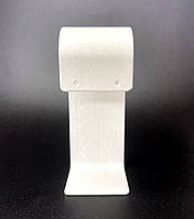 Торговельне обладнання Finding Стійка демонстраційна для сережок кульчиків цвяшків пластикова Біла 11 см х 4.4 см