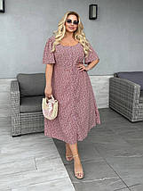 Неймовірна жіноча сукня, тканина "Софт" 50, 56, 58, 60, 62 розмір 50, фото 3