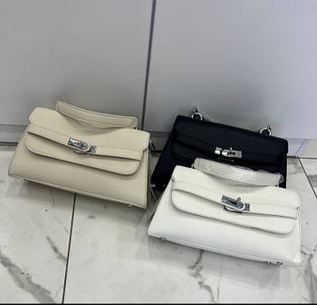 Сумка жіноча прямокутна з клапаном зі штучної шкіри в різних кольорах Janin