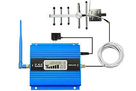 Підсилювач мобільного зв'язку репітер Lintratek KW13A 4G LTE 1800 МГц (антени 8 дБі + термінальна)