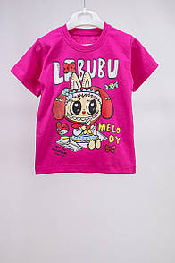 Футболка дитяча для дівчинки Лабубу кулір