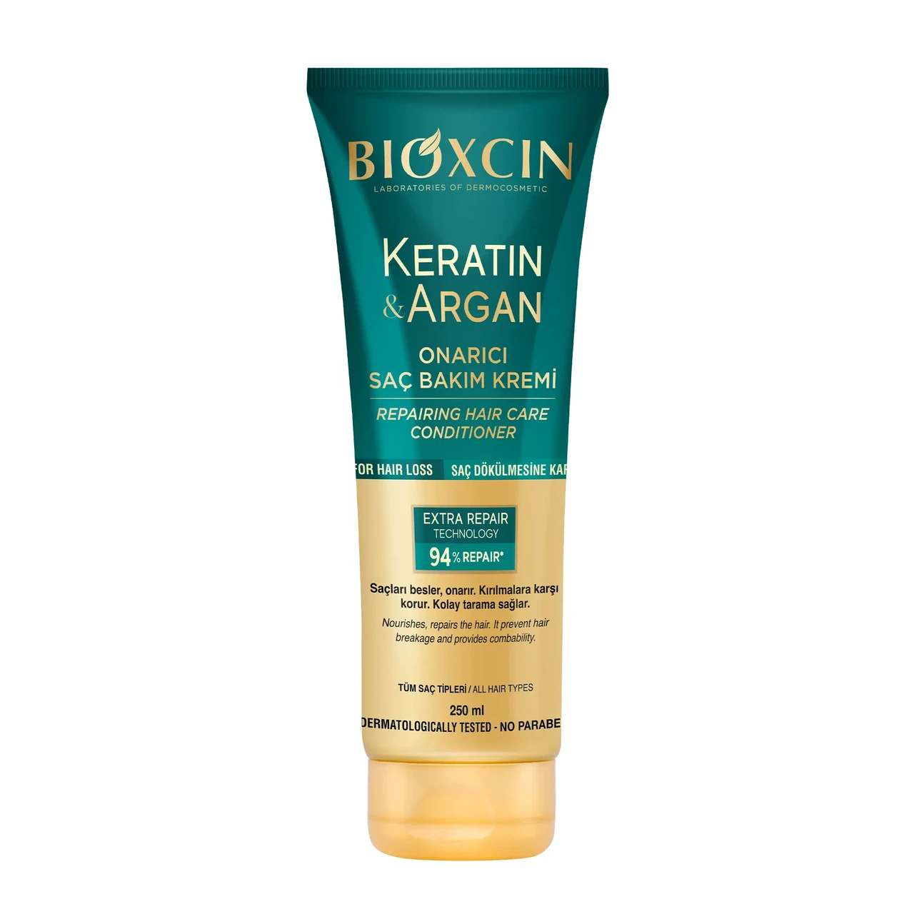 Відновлювальний крем для догляду за волоссям Bioxcin Keratin  Argan 250 мл