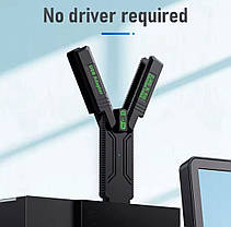 WiFi адаптер USB 3.0 1300Mbps 2.4G/5G для ПК та ноутбука з 4 антенами, фото 5