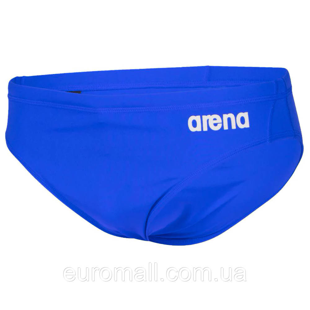 Плавки-сліпи для хлопців Arena TEAM SWIM BRIEFS SOLID синій, білий Діти 128см, фото 1