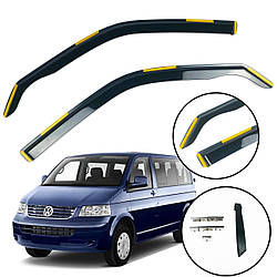 Вітровики для Volkswagen T5 2003-2015 (вставні, 2шт) (HAWK)