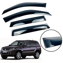 Вітровики для Suzuki Grand Vitara 2005-2015 4D накладні (HAWK)