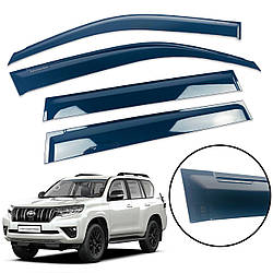 Вітровики для Toyota LC 150 Prado 2010+ накладні (HAWK)