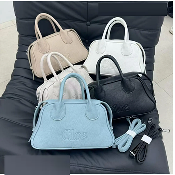 Сумка жіноча 29*16 см на блискавці з довгим ремінцем зі штучної шкіри в різних кольорах Janin