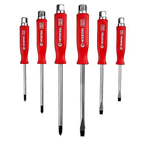 Набір ударних викруток 6 од. INTERTOOL HT-0403