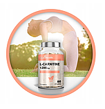 Л-карнитин True Health L-Carnitine 1200mg - 60 caps, фото 3