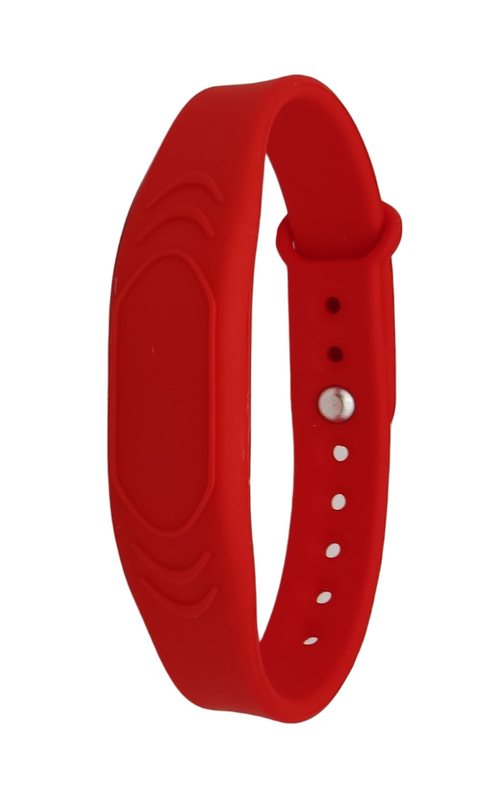 RFID браслет з чипом MIFARE SEVEN R-68 червоний