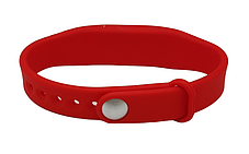 RFID браслет з чипом MIFARE SEVEN R-68 червоний, фото 3
