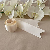 Стрічка 3,5 см. для новонароджених Молочний Атлас арт.27687839  3 м.(р)