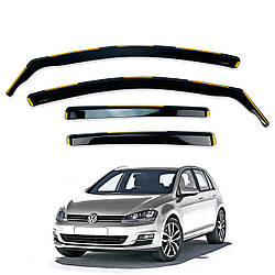 Вітровики для Volkswagen Golf 7 2012-2021 вставні HTB (HAWK)