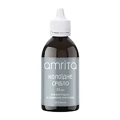 Аргентум плюс Амрит. Колоїдне срібло. Природний антибіотик 100 мл.