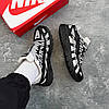Чоловічі кросівки Nike P6000 Grey Black Найк П6000 сірі з чорним шкіра сітка чоловіче взуття демісезон, фото 7