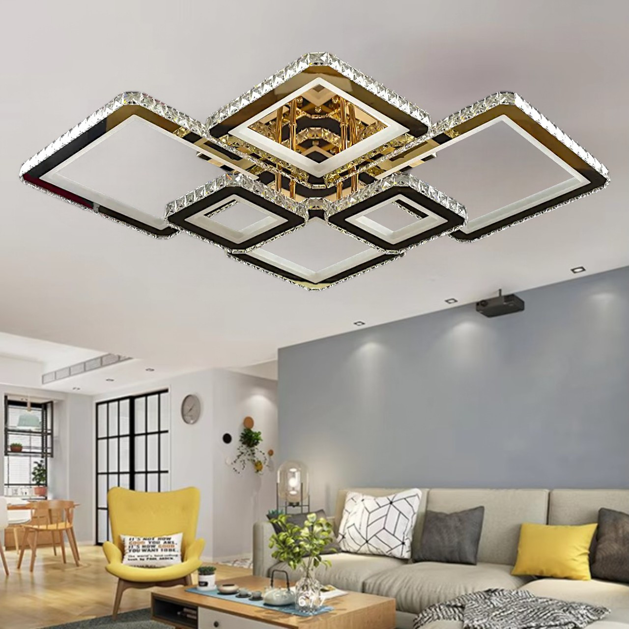 Люстра світлодіодна SY-19376/4+2 GD, фото 1