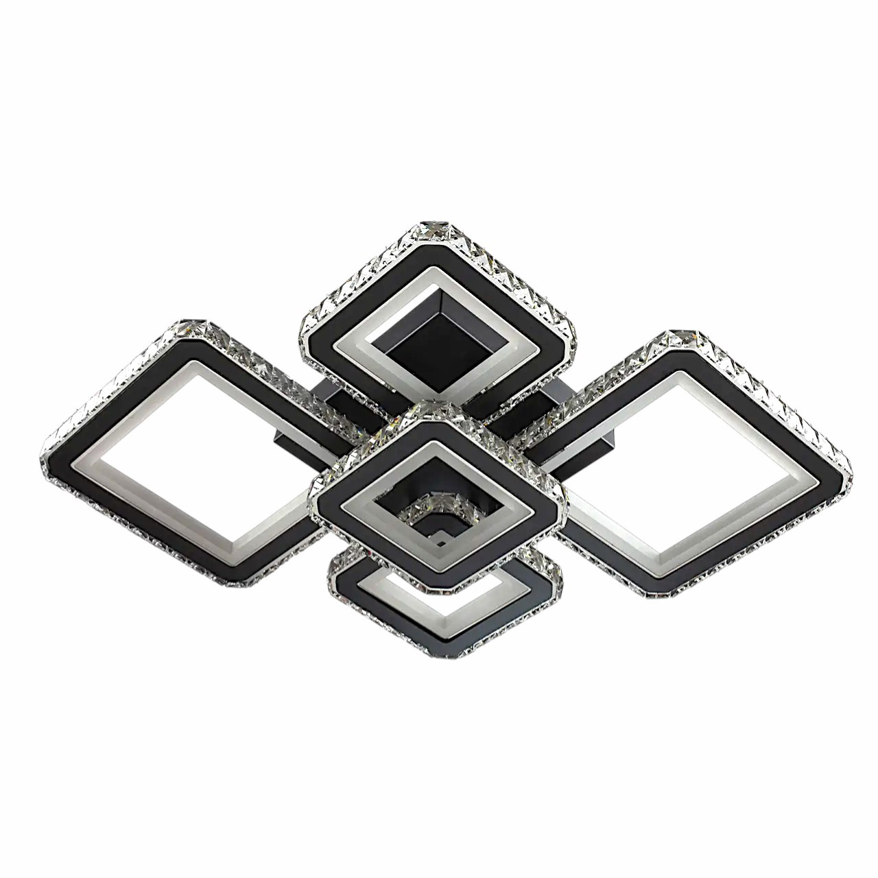 Люстра світлодіодна SY-19376/4+1 BK+CR, фото 1