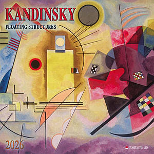Настінний календар 2026 рік. Wassily Kandinsky - Floating Structures