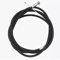 Гальмівний трос з кожухом 170 см для велосипеда, задній у чорному кольорі