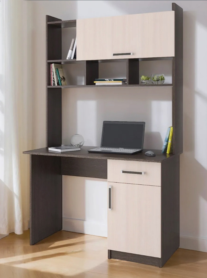 Мультифункціональний стіл для дому та офісу код (СЛТ-9), колір Венге магія + Дуб шамоні, фото 1