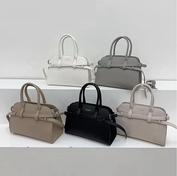 Сумка жіноча 29*20 см на блискавці зі штучної шкіри в різних кольорах Janin