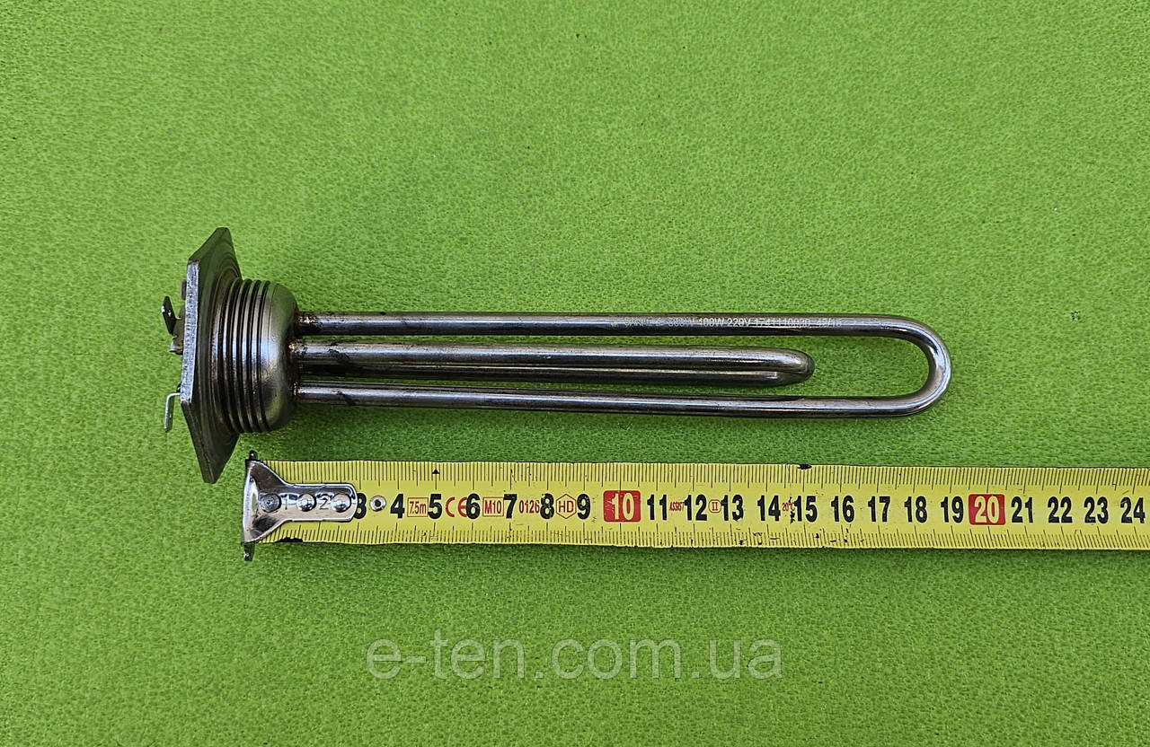 Тен з нержавійки 1000W / на різьбі 1 1⁄4" (дюйм із чвертю) до масляного обігрівача  (Sanal, Туреччина)