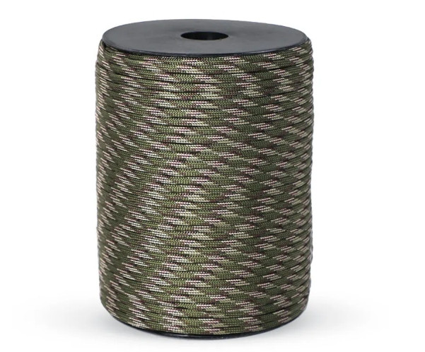 Шнур паракорд Камуфляж 4 мм 9-жильный 30 метров в катушке