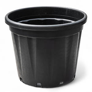 Контейнер-горщик ребристий Idel Prof ETNA 30 л ETN00021 - Італія, круглий для вирощування рослин