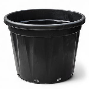 Контейнер-горщик ребристий Idel Prof ETNA 55 л ETN00023 - Італія, круглий для вирощування рослин