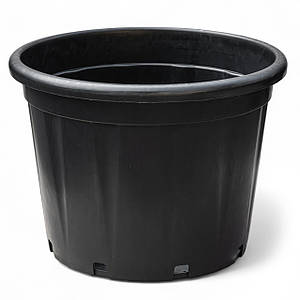 Контейнер-горщик ребристий Idel Prof ETNA 65 л ETN00009 - Італія, круглий для вирощування рослин
