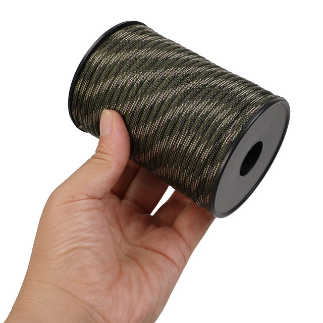 Шнур паракорд Камуфляж 4 мм 9-жильный 30 метров в катушке