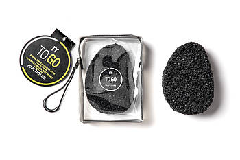 Спонж для тіла з активованим вугіллям MARTINI SPA Spugna corpo ai carboni attivi