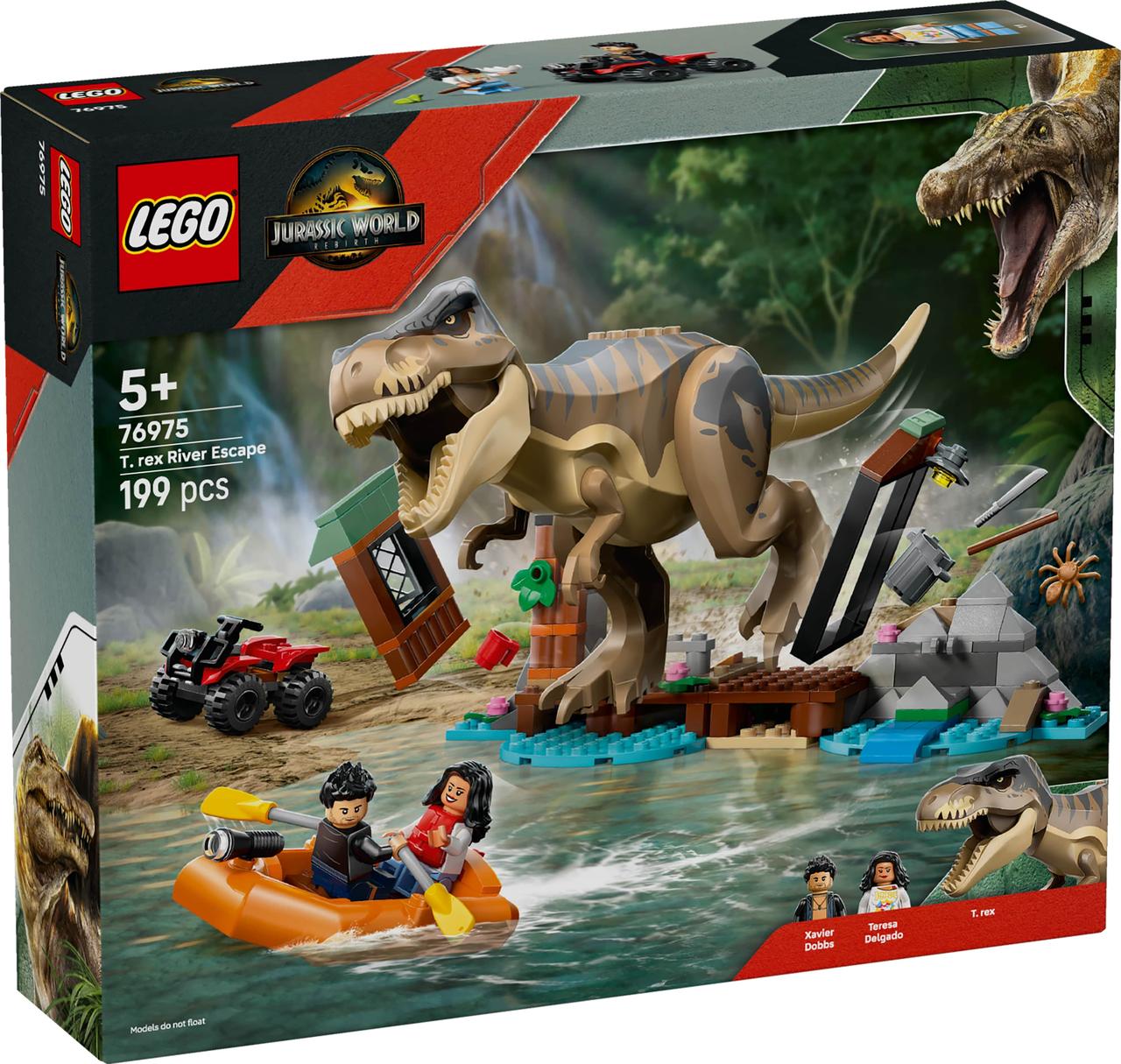 Конструктор Lego Jurassic World Втеча по річці від тиранозавра 76975, фото 1