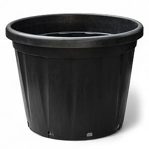 Контейнер-горщик ребристий Idel Prof ETNA 80 л ETN00011 - Італія, круглий для вирощування рослин