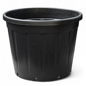 Контейнер-горщик ребристий Idel Prof ETNA 130 л ETN00016 - Італія, круглий для вирощування рослин