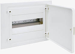 Щит на 12 модулів врізний з білими дверима - Hager Golf VF112PD