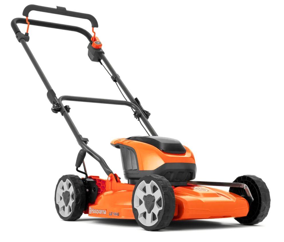 Акумуляторна газонокосарка Husqvarna LB 144i KIT (з АКБ та ЗП), фото 1