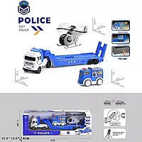 Інерційна іграшкова автомобіль-трейлер з вертольотом і машинкою, в асортименті арт. 2630-2