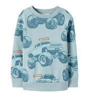 Дитячий світшот на флісі Monster Truck для хлопчика 92см (2Y)